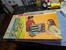 Sub Search Game 3 Level Stategy Game Milton Bradley