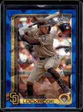 2025 Topps Chrome Sapphire Brandon Lockridge #106 RC San Diego Padres