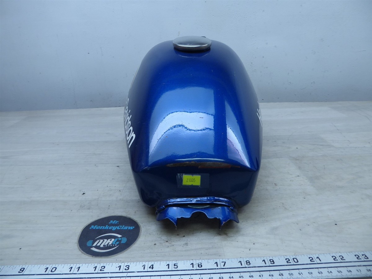 1975 AMF Harley SX 125 S21005. blue gas fuel petrol tank original