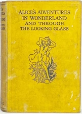 1920 ALICE IN WONDERLAND Antique FIRST EDITION Adventures ART DECO carroll RARE