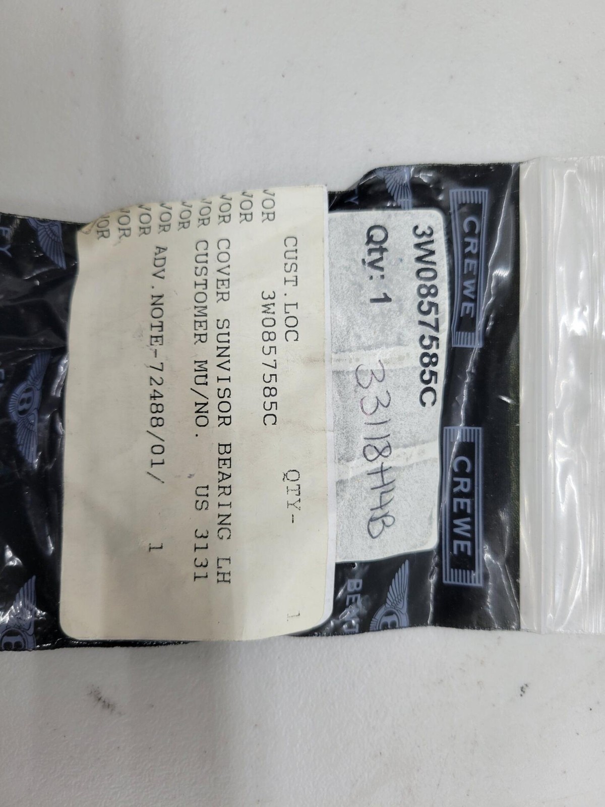 Rolls Royce / Bentley Cover Cap 3W0857585C
