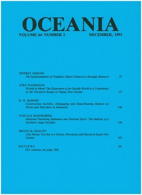 Oceania Journal (December 1993, Volume 64, No 2)