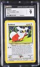 CGC 9 MINT Delibird 5/64 Holo 2001 Pokemon Neo Revelation Pop 36 on eBay