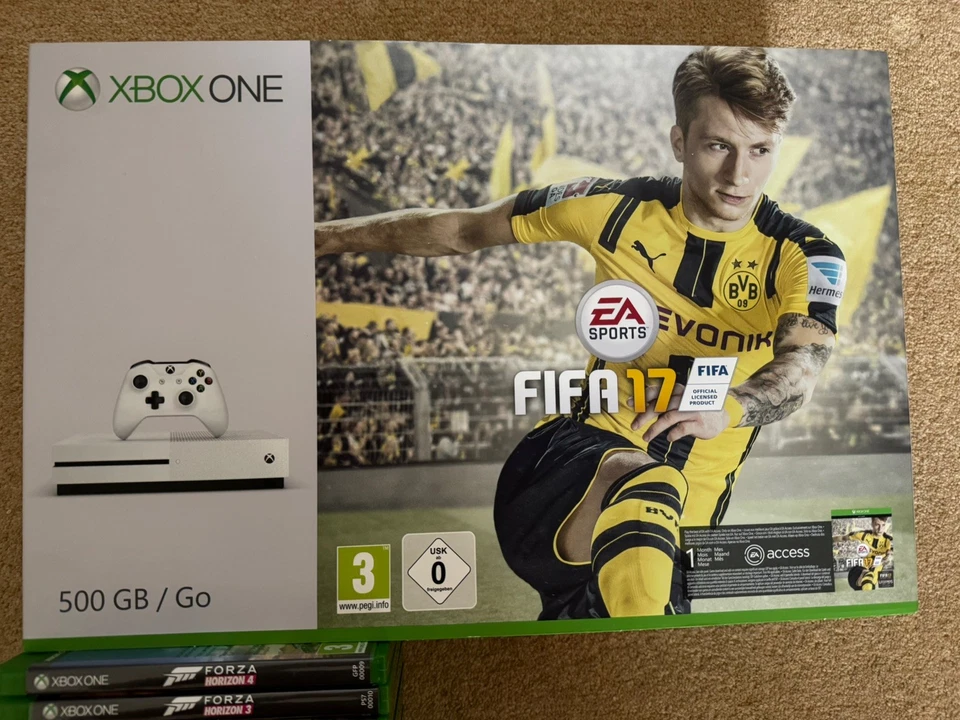 Xbox One S 500gb Console White 8 Games - Image 3 of 4