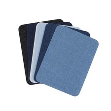 5 PCS Ironon Patches For Jeans Denim Clothing Repair DIY Craft 4.9x3.7 In