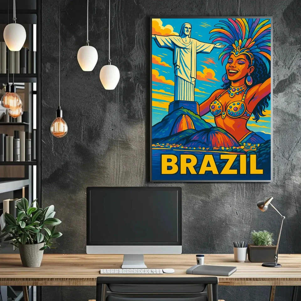 Póster vibrante Brasil Foto 2 de 4