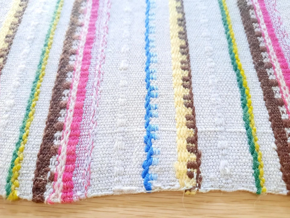 Vintage Scandinavian woven table runner - Image 3 of 4