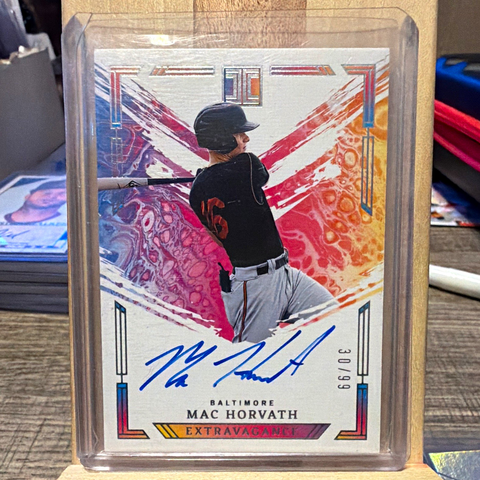 Panini 2024 Impeccable Mac Horvath RC Auto Extravagance EA-MH /99 Orioles