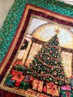 Quilt top: Handmade Christmas Quilt Top-Merry Christmas Tree with Gifts  54"x60" — photo 3