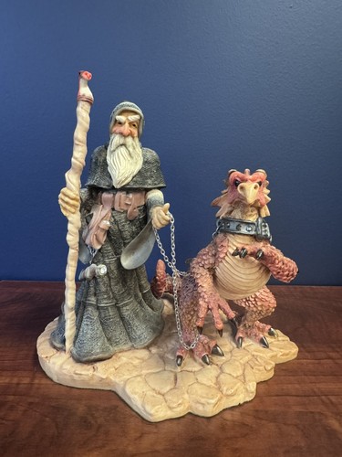 Hap Henriksen Dragon Master,Land Of Legend Wizard Dragon Sculpture Ltd.Ed 