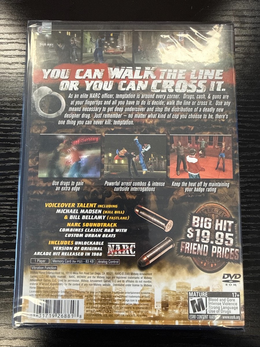 ps2ソフト NARC ナーク　北米版　海外版 Narc (Sony PlayStation 2, 2005) for sale online | eBay