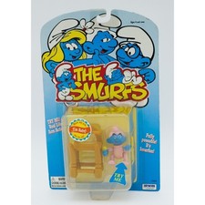 The Smurfs Baby Poseable Figure Irwin 13010 Peyo 1996 Vintage