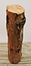 8" Apple Wood Stick Log Chunk 2 3/16"D Straight Spalted Knotty Driftwood Craft