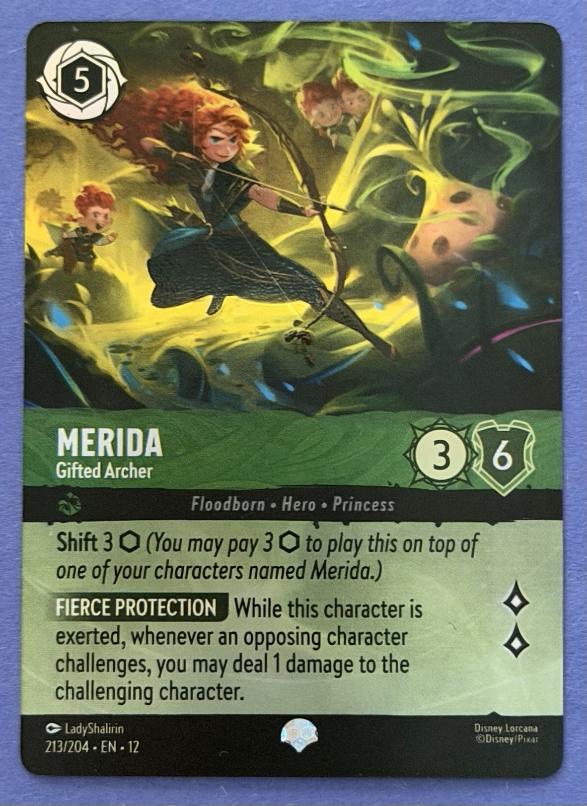 Merida - Gifted Archer (Epic) 213/204 Wilds Unknown Holo