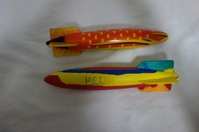 Lot of 2 Swimways Toypedo 11.5" Gliding Pool Toy Torpedoes