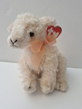 2000 Ty Beanie Baby FLEECIA The  Lamb 6" Yellow 2262B17