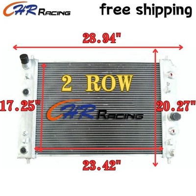Aluminum Radiator For Chevy Corvette C6 V8 Double Oilcooler 2005-2013 2010 11 AT