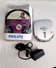 Sony Discman ESP2 Groove Portable CD Player D-E406CK  Philips Headphone TESTED