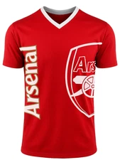 Rhinox Arsenal FC Red Jersey Official Licensed Side Logo Soccer Shirt