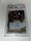 James Wood Rookie Auto 2022 Bowman Chrome Megabox Auto PSA10