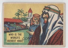 1957 Topps Isolation Booth Who Is The World's Richest Man? #53 0s4