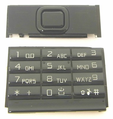 Nokia 8800 Arte Black Tastatur Keypad Tastaturmatte Tastenmatte Tasten Set