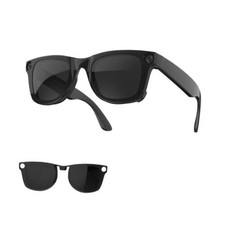 Polarized Clip for Ray-Ban Meta Wayfarer Regular, Black, Shiny Black Frame