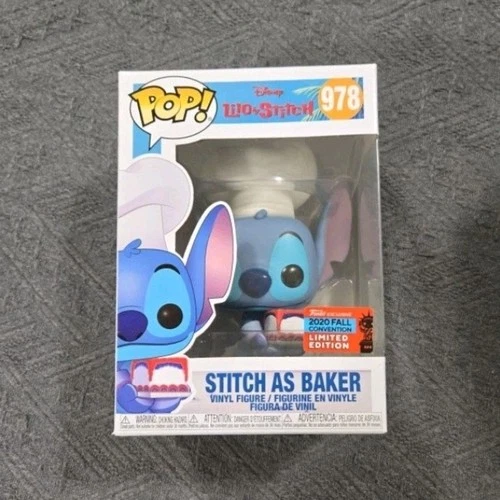 Funko Pop! Vinyl Disney Lilo & Stitch Stitch as Baker Fall Convention #978