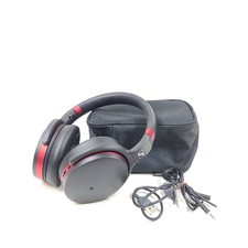 Sennheiser HD 458BT Over-Ear Wireless Headphones - Black/Red for