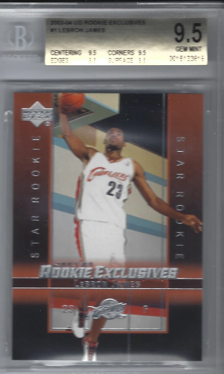 LeBron James Grade 9.5 Basketball Rookie Sports Trading Cards