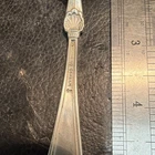 Gorham Sterling Silver Spoon 1880 Monogrammed V Shell Pattern