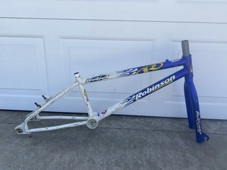 Vintage 1999 Old School BMX GT Robinson Rebel 20” Frame & Fork Racing HTF
