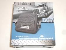 UNIDEN BEARCAT BC7 7W CB HAM SCANNER RADIO EXTERNAL COMMUNICATIONS SPEAKER