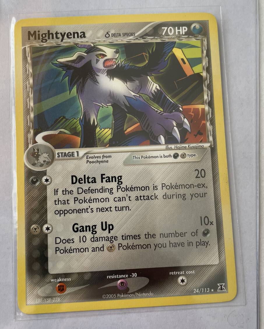 Mightyena Delta Species Rare |  EX DELTA SPECIES 24/113 | NM | Pokemon TCG