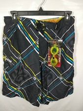 Boys Swim Trunks Size L 14/16 Quick Dry Board Shorts Surf Goggles Included New