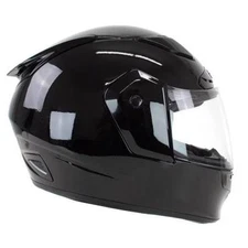 TORC Phantom T19 Full Face Racing Motorcycle Helmet - DOT ECE - Gloss Black
