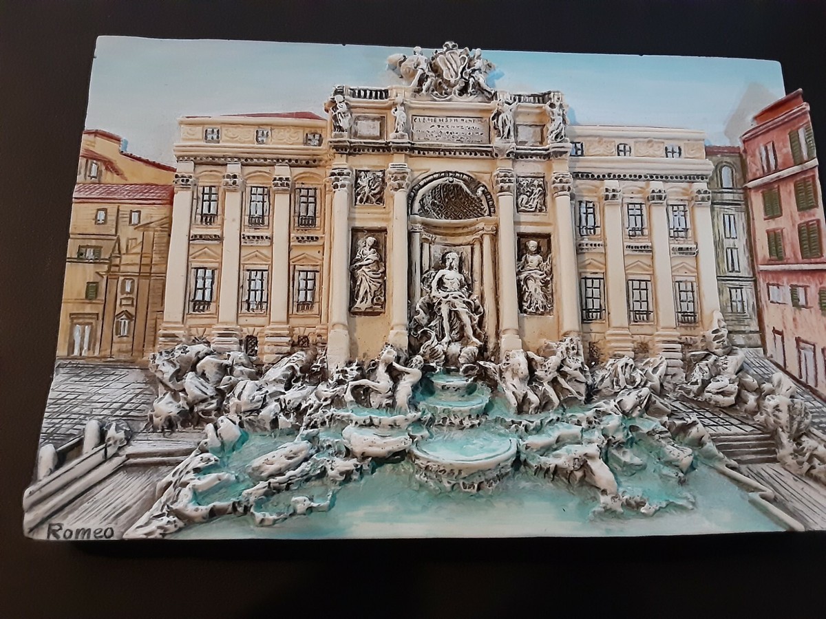 ☆Le vie d'Italia Maestri イタリア製 3Dアート立体絵画 Le vie d