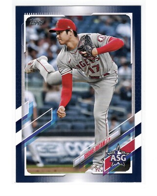 SHOHEI OHTANI 2021 ALL STAR GAME 記念 Shohei Ohtani 2021 Topps ASG-5 MLB All-Star Game Blue Parallel MVP