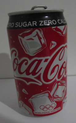 Coca Cola Zero Tokyo Olympics Dose gebraucht leer Sonderedition Japan
