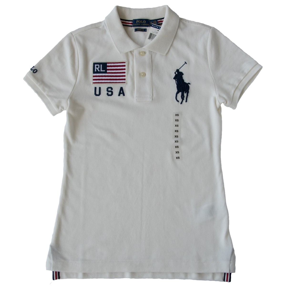超希少　USA製 80’S POLO COUNTRY RALPH LAUREN Vintage 80 90's Ralph Lauren USA Bold Colorblock Stripe POLO