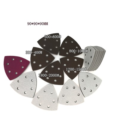 Dry Sandpaper Pads Hook Loop Grit | eBay