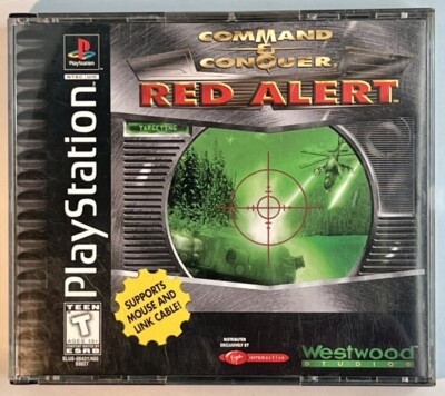 COMMAND & CONQUER RED ALERT for Playstation 1 PS1 (1997) CIB Complete *TESTED*