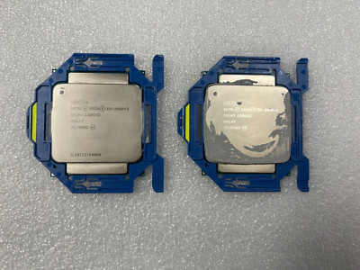 Pair of Intel SR1XR Xeon E5-2660 v3 10Core 25MB 2.6GHz LGA 2011-3 CPU HP