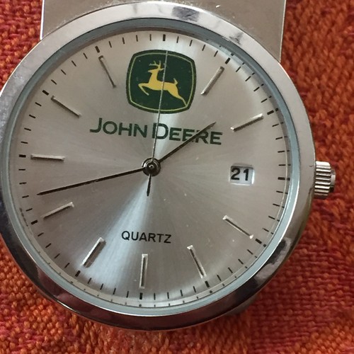 john-deere-money-clip-quartz-watch-new-battery-ebay
