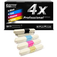 4X Eurotone Pro Toner F�R Oki Es-5462-Dnw ES-5431-DN ES-3452-DN ES-5462-DN