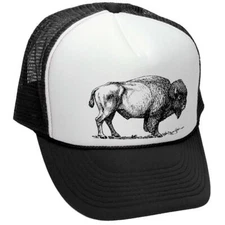 The American Bison Trucker Hat - Mesh Cap
