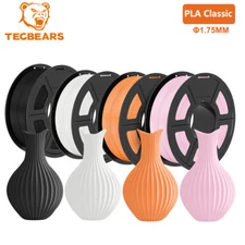 TECBEARS 4kg PLA Classic 3D Printer Filament High Speed 600mm/s 1.75mm No Bubble