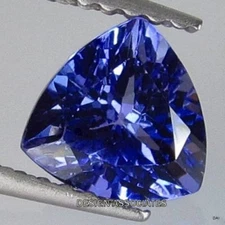 TANZANITE  TRILLION CUT  TREATED EARTH MINED GEMSTONE 5.00 MM AAA