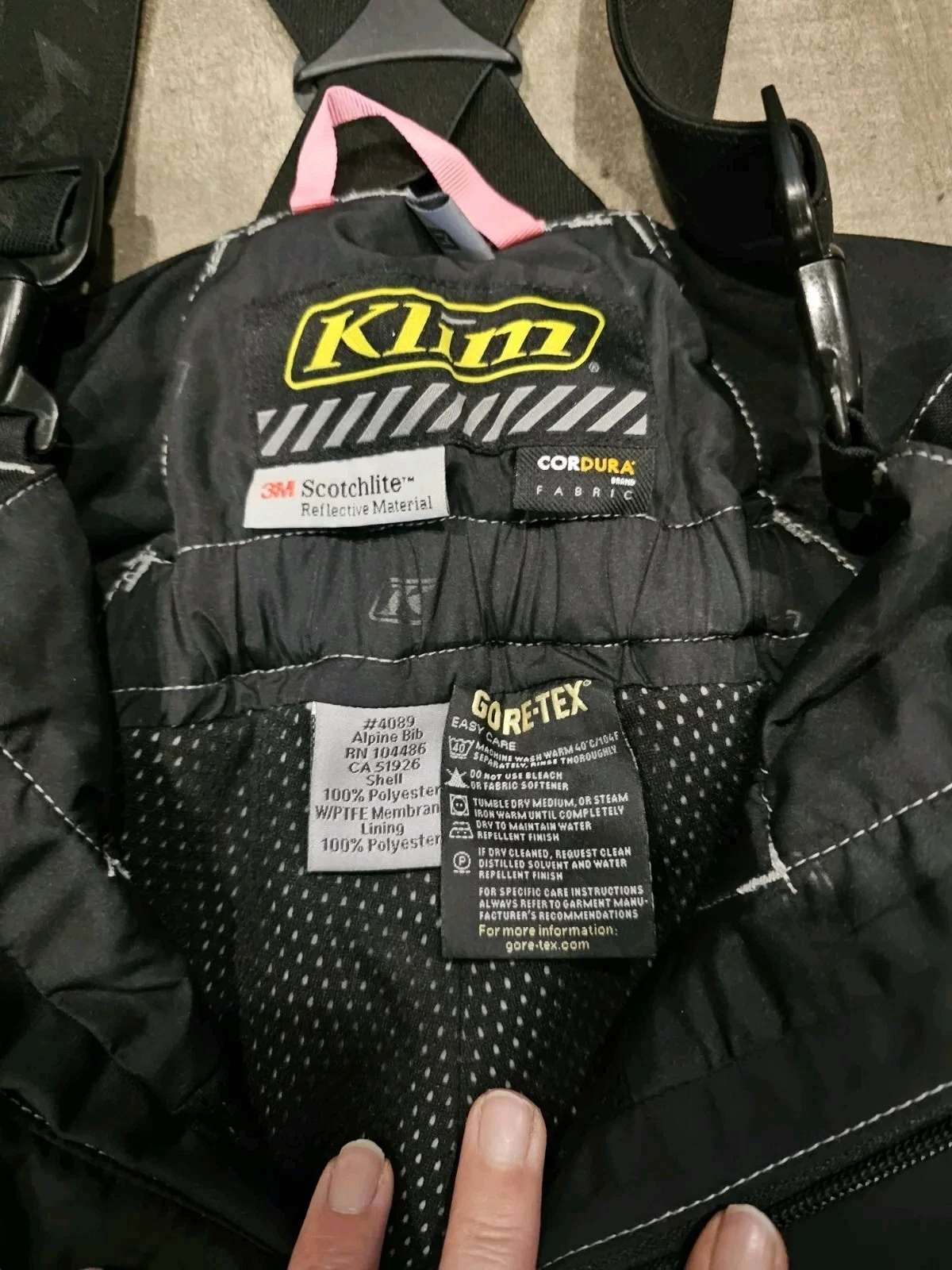 klim alpine bib snow pants