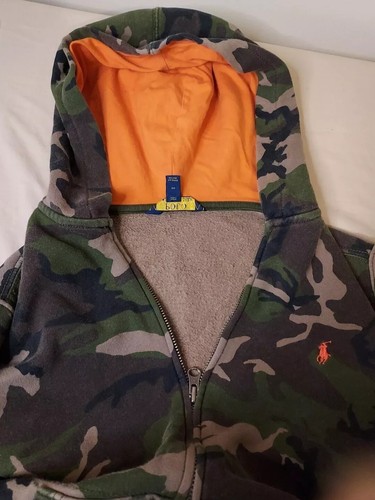 Polo Ralph Lauren Boy’s Full Zip Camouflage Jacket Size 14/16 - Picture 3 of 8